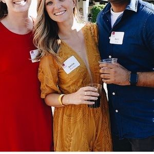 Honey Punch Mustard Yellow Romper